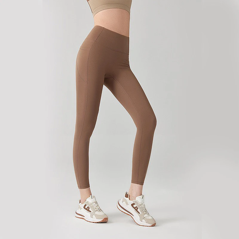 Women's Yoga Pants With Pockets High Waist Stretch Leggings Sweatpants Nake-Feeling Sports Leggings Yoga Leggings Workout Pants 5
