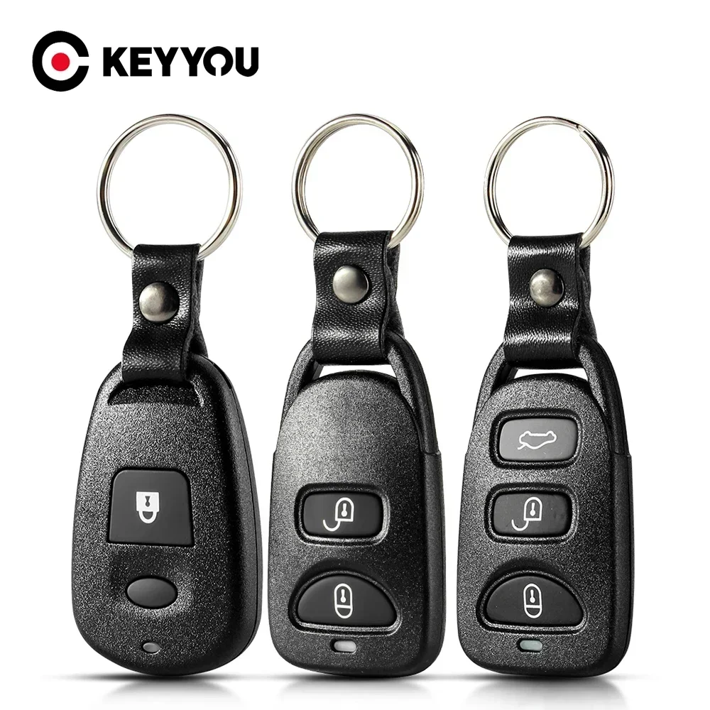 Enhanced Remote Key Shell Case for Select Hyundai and Kia Models - Button Configuration Options Available