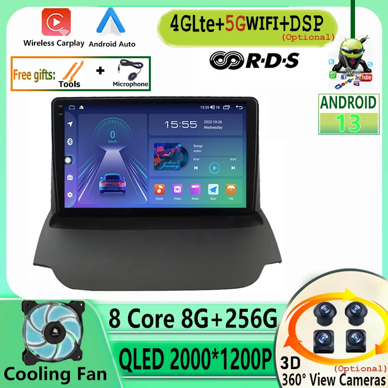 Android 12 For Ford Ecosport 2013 2014 2015 2016 2017 Car Radio Stereo