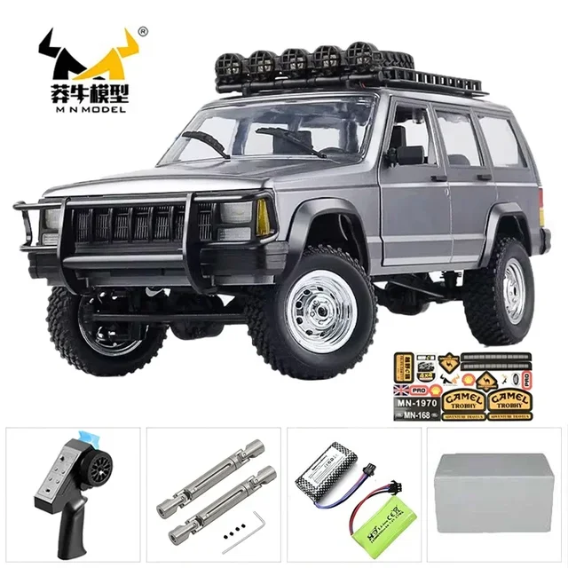 MN MN82S 1:12 Retro Rc Car With LED Lights Full-scale Simulation LC79 Professional 4WD Remote Control Pickup RC Truck Model Toys 2