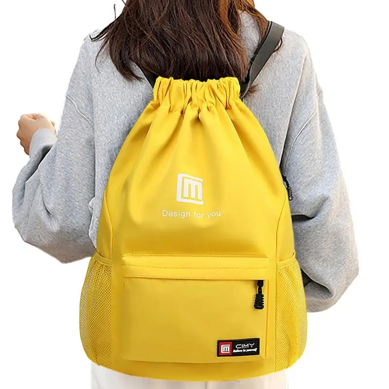 

Draw String Back Bag Sport Gym Sackpack Sports Equipment Backpack Lightweight Waterproof Sports Equipment Backpack Large Capacit