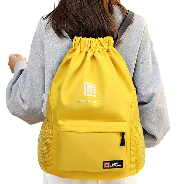 Mochilas Deportivas Con Cordon Impermeable Gran Capacidad