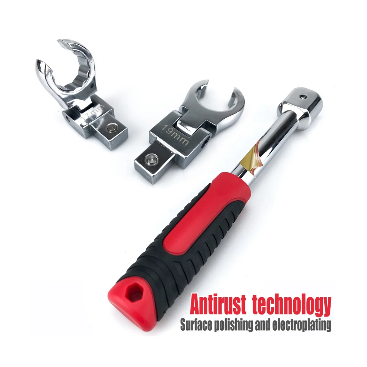 Ratchet Wrench Shaking Head Wrench Rotatable Removable Flexible Torque Spanner Ratchet Handle