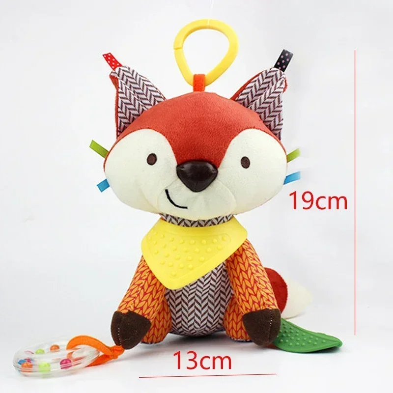 Baby Toys Plush Stuffed Rattle Toys Stroller Hanging Animals Bed Mobile Infant For 0-6 Months baby toys,baby rattle toys,hanging rattles toy,ball rattle toy,plush rattle toy