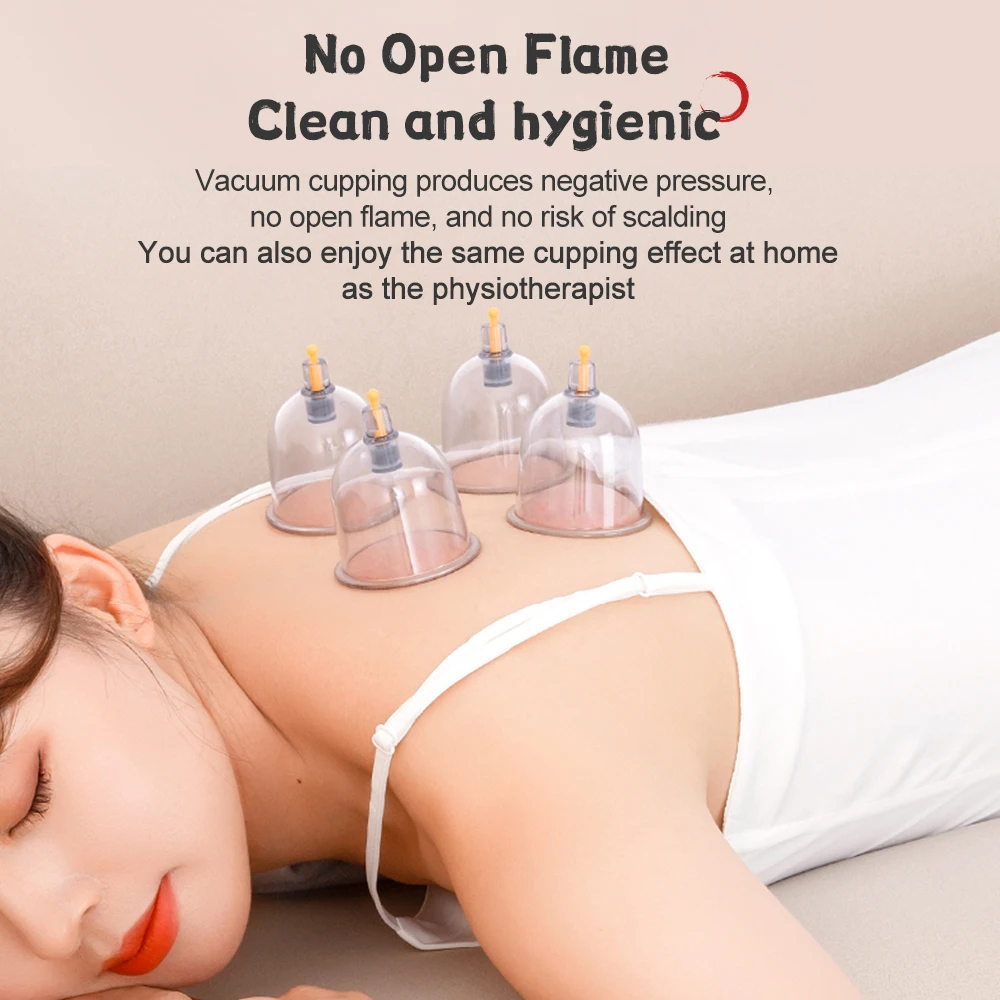 Cofoe 12/24 Cans Vacuum Cupping Machine Manual Cupping Massage Device Traditional Chinese Medicine Cupping Cups Beauty Health 2