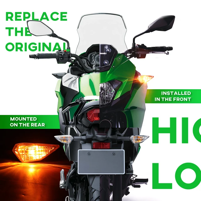 オートバイの方向指示灯 用 用 ニンジャ 300 400 650 1000 ZX6R ZX-6R