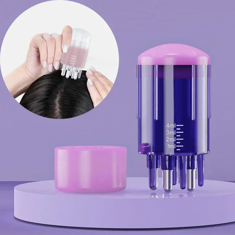 5ML Scalp Applicator Liquid Comb For Hair Growth Serum Oil Nourish Mini Portable Hair Roots Massage Medicine Comb hair oil applicator bottle