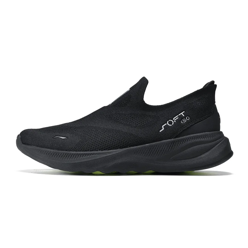 Li-Ning Men' SOFT GO 2 KNIT Slip-on Walking Shoes Cushion Comfy Stable...