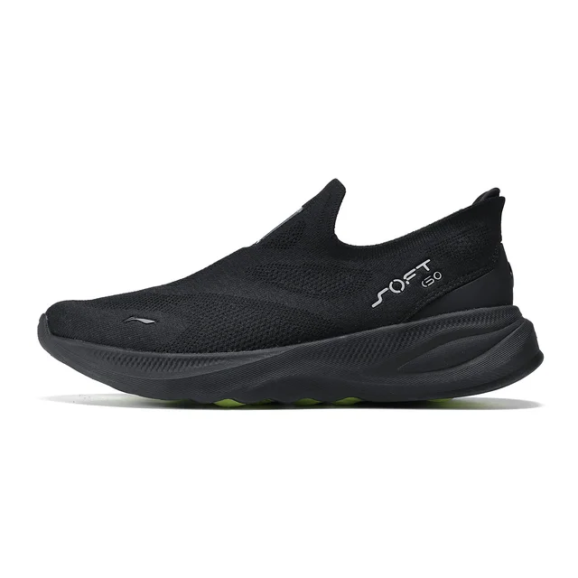Li-ning hommes doux GO 2 tricot chaussures de marche décontractées à enfiler coussin confortable doublure Stable maille Jogging sport quotidien baskets AGLV017 3