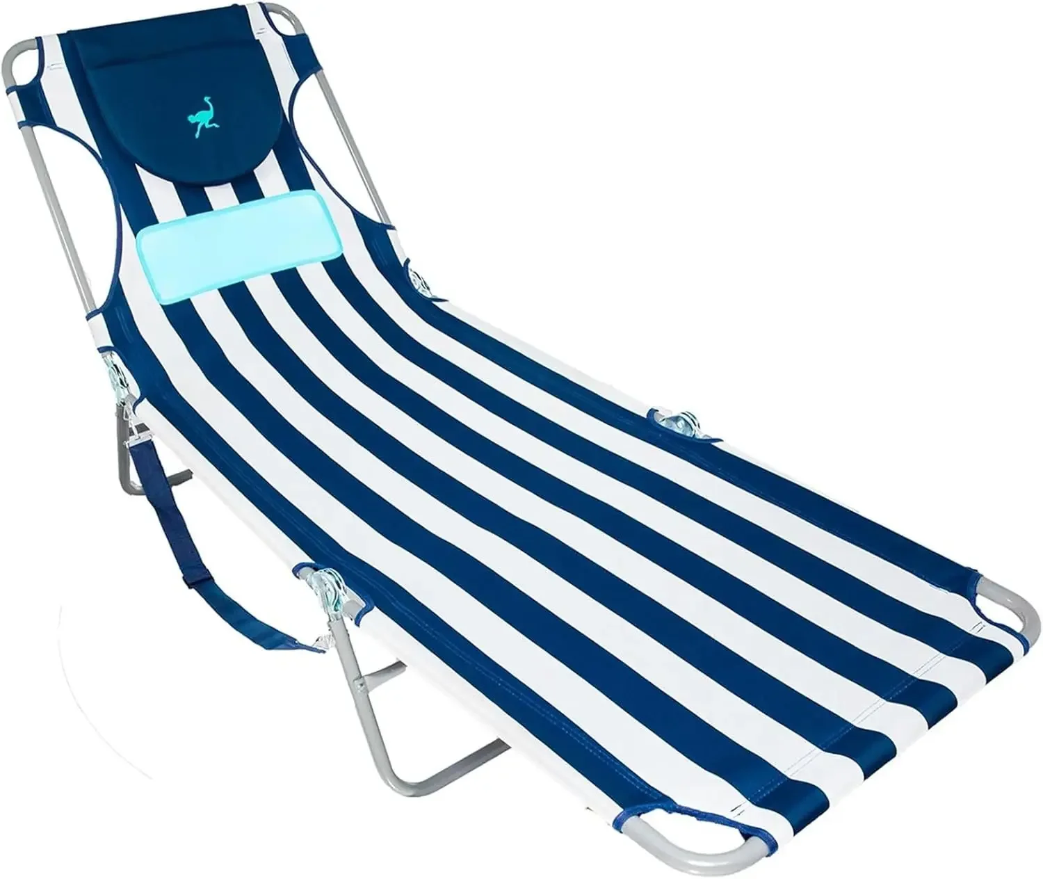 Comfort Lounger Face Down Sunbathing Chaise Lounge Beach Chair (2 Pack)
