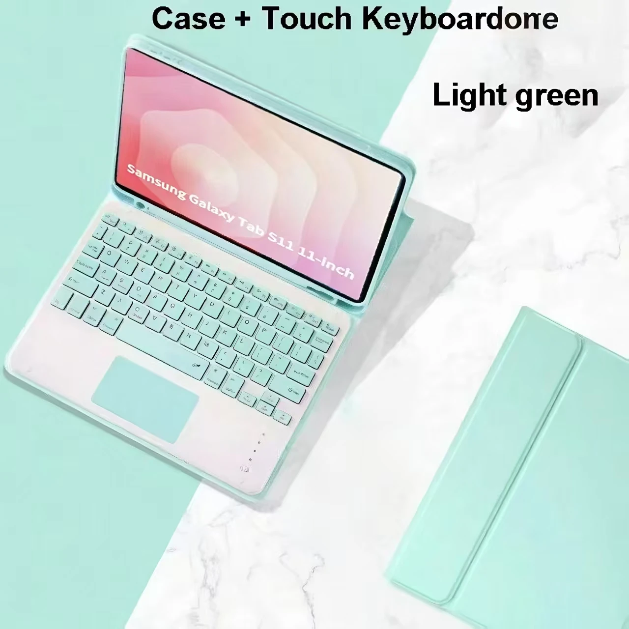 Premium Wireless Keyboard Cover for 11-Inch Tablet, Enhanced Protection & Functionality