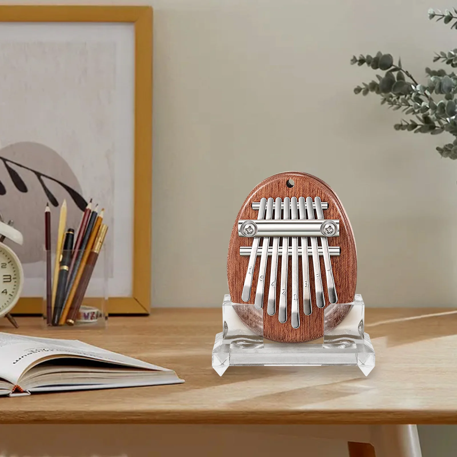 2 Pcs Thumb Piano Stand Musical Instrument Gifts Bracelet Holder Bracket Kalimba Acrylic Finger