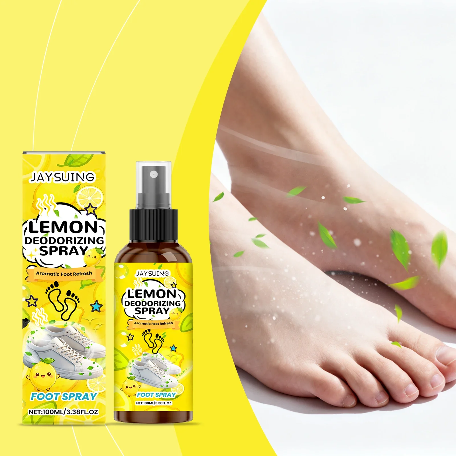 Refreshing Foot Care Spray - Gentle Formula Light Texture Daily Care ...