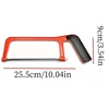 Mini Adjustable Junior Hacksaw, Portable Hack Saw with 3pcs hacksaw blades hoe garden tools ferramentas manuais profissional 2