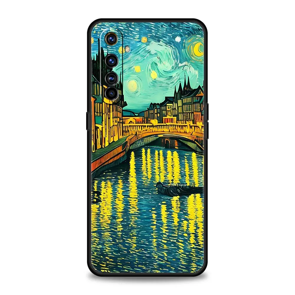Starry Night Van Gogh Artistic Phone Case Cover