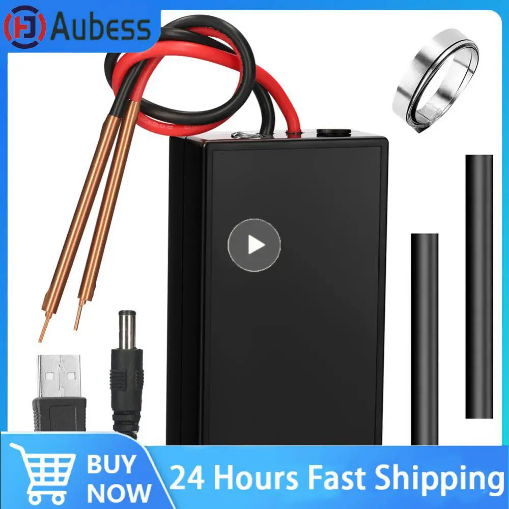 

Handheld Welding Soldering Machine18650/32650 Li-ion Battery Mini Spot Welder Pens Display Power Spot Welding Power DC Cable