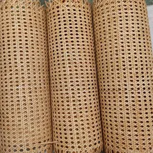 

40 50cm Width 1-2.2 Meters Natural Cane Webbing Indonesian Rattan Roll Material For Home Furniture Chair Cabinet Ceiling Decor