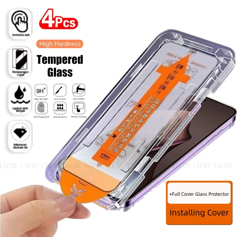 Premium Tempered Glass Screen Protector for Xiaomi Mi 15T Pro - Dust Free, 9H Hardness, Full Coverage, HD Clarity