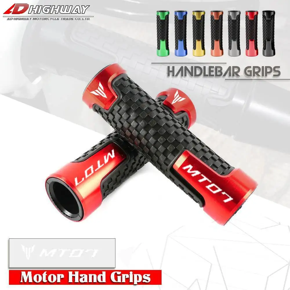 For Yamaha MT07 MT09 MT10 MT-07 MT-09 MT-10 Motorcycle Handlebar Grips CNC Handle Bar Gel Motocross Hand |