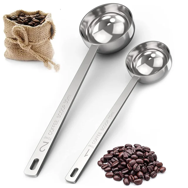 Stainless Steel Coffee Measuring Scoop 1