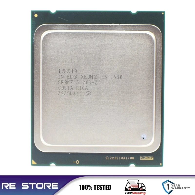 Intel xeon E5 1650 3.2GHz 6 Core LGA 2011 cpu processor