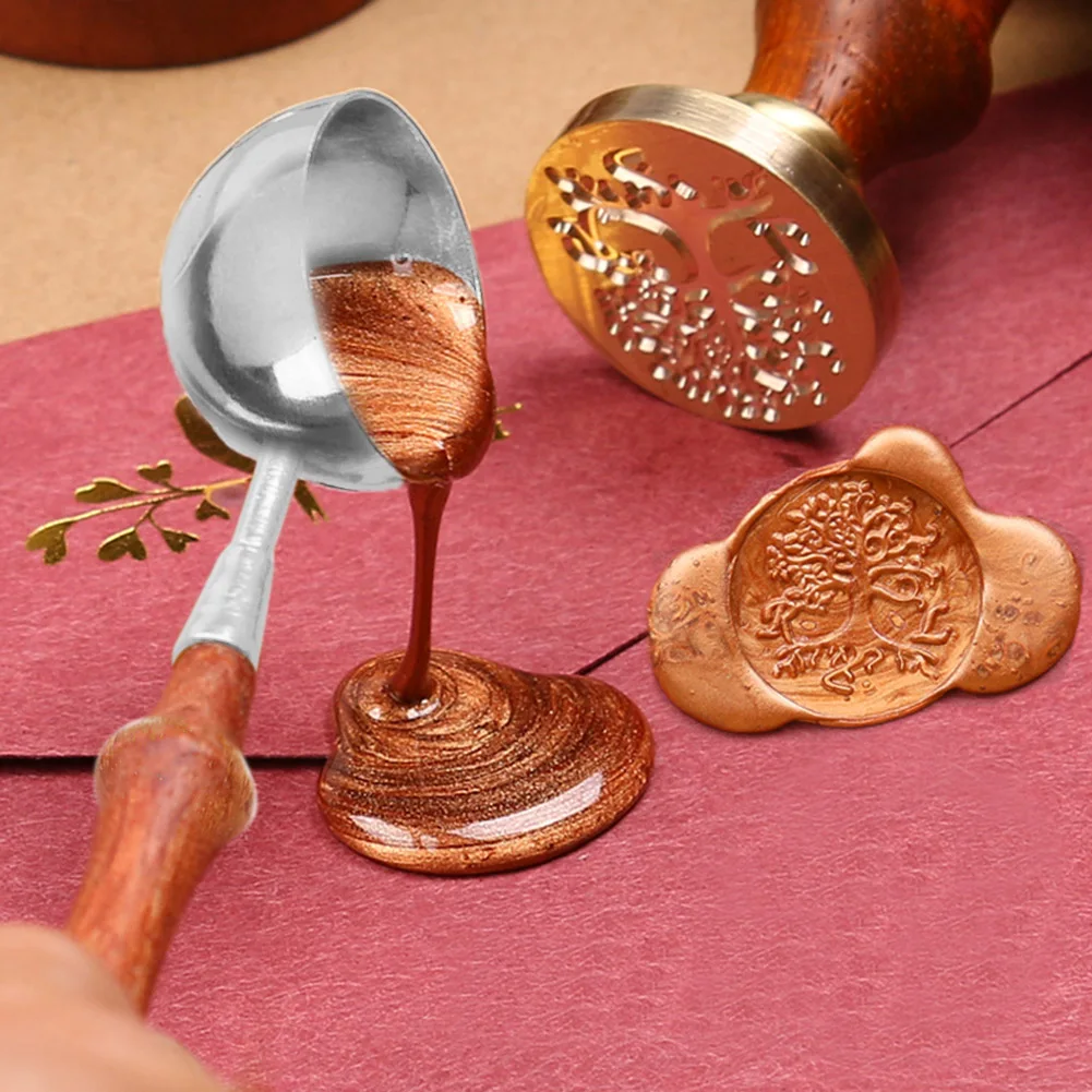 Stainless Steel Wax Sealing Spoon for DIY Crafts and Gifts