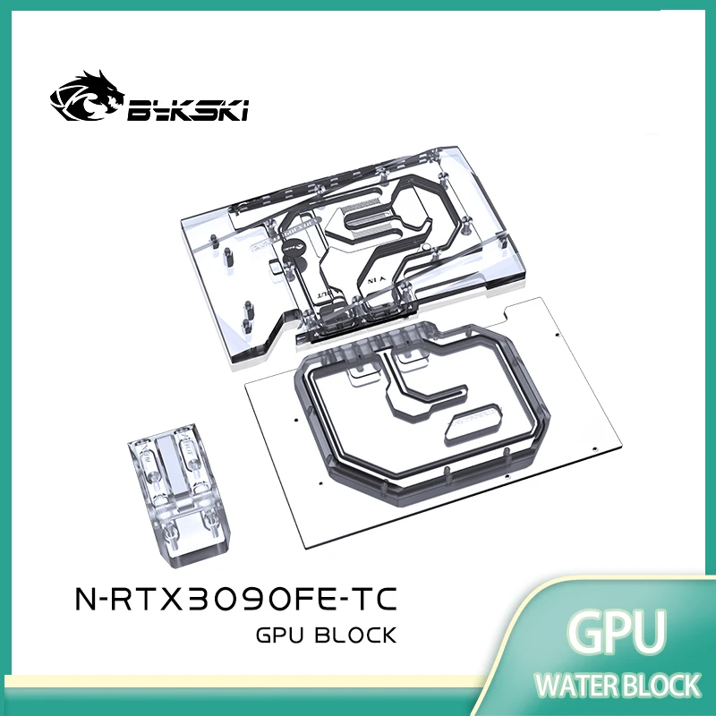 Bykski N-RTX3090FE-TC Water Block Use for NVIDIA RTX 3090 Founders