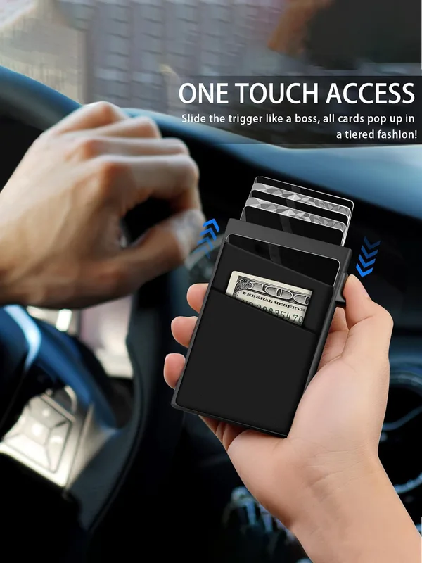 Anti-theft Cards Protectors Card Holder Minimalist Smart Wallet RFID...