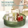 360 Rotating Makeup Organizer Tray Round Cosmetic Storage Holder for Jewelry, Perfume Rotating Spice Rack For Bathroom Kitchen 6