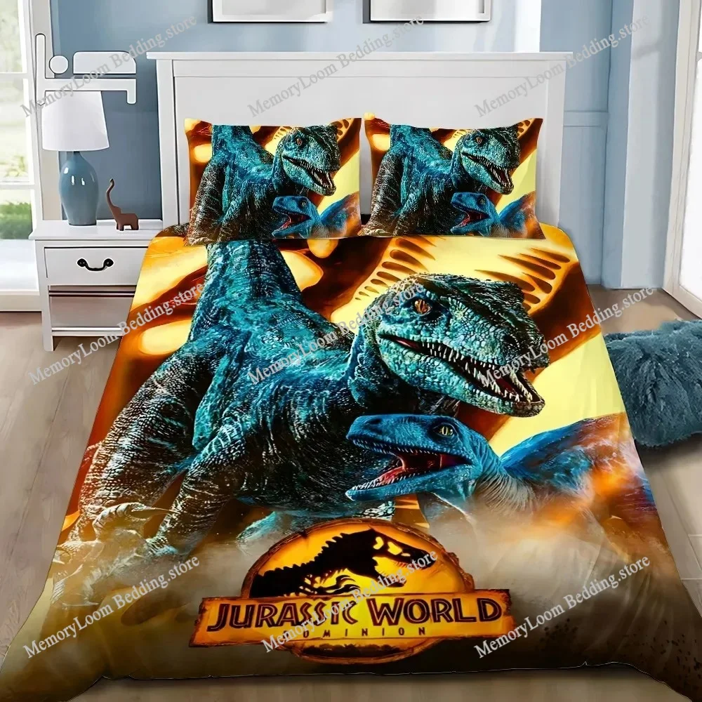 Duvet Cover Jurassic Dinosaur Park World 3D Exquisite Print