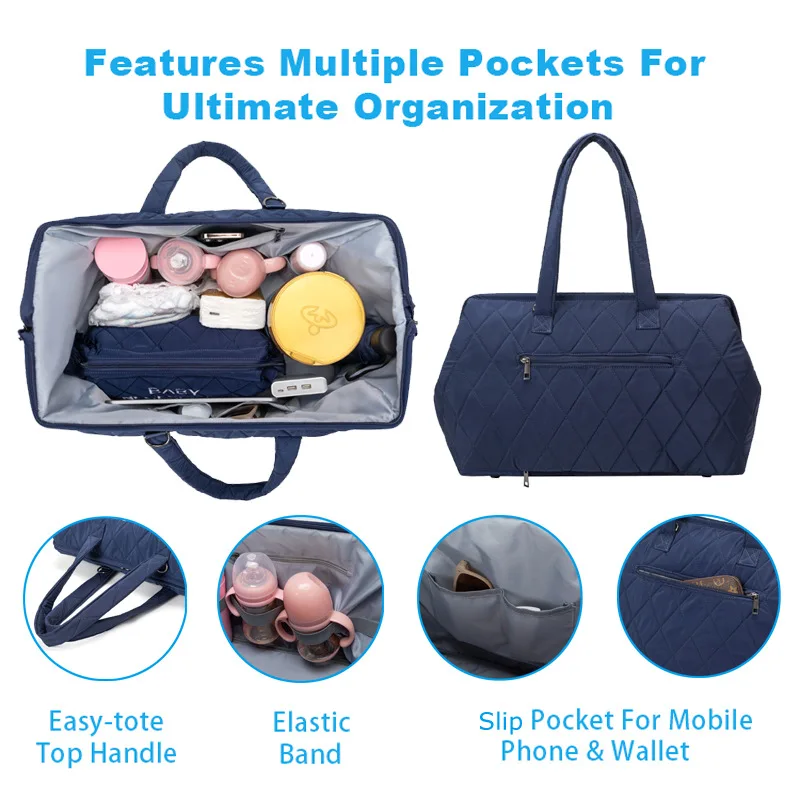 PANGDUBE 5pcs/set Mom Bag Waterproof Baby Diaper Bag for Camping Baby Nappy Bag for Stroller Maternity Fashion Mommy Handbag 4
