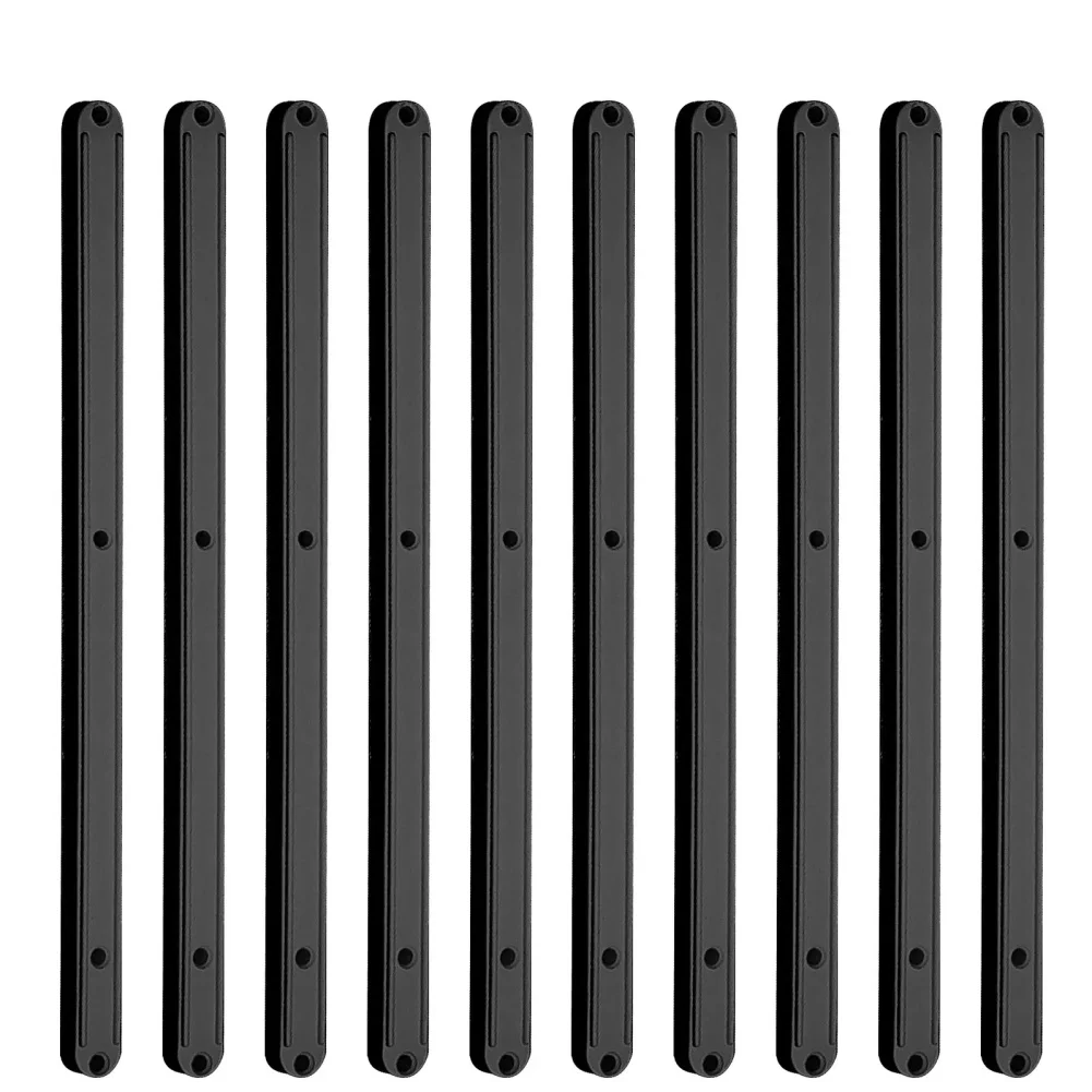 10-Piece Set of Durable Plastic Drawer Slides for Cabinets and Cupboards