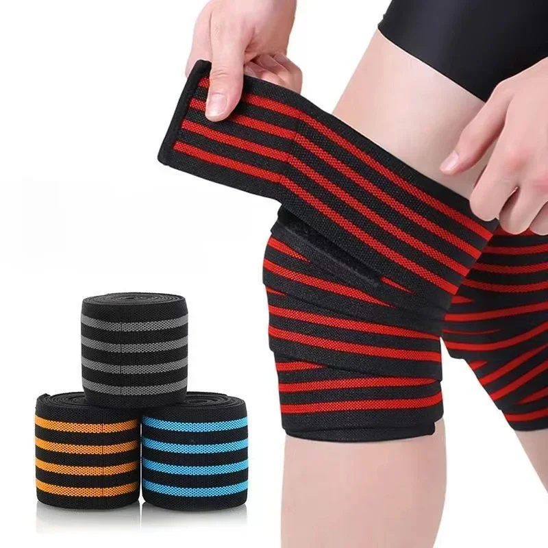 Knee Pad Bandage Compression Braces Wraps Straps For Gym Workout 1PC 180cm