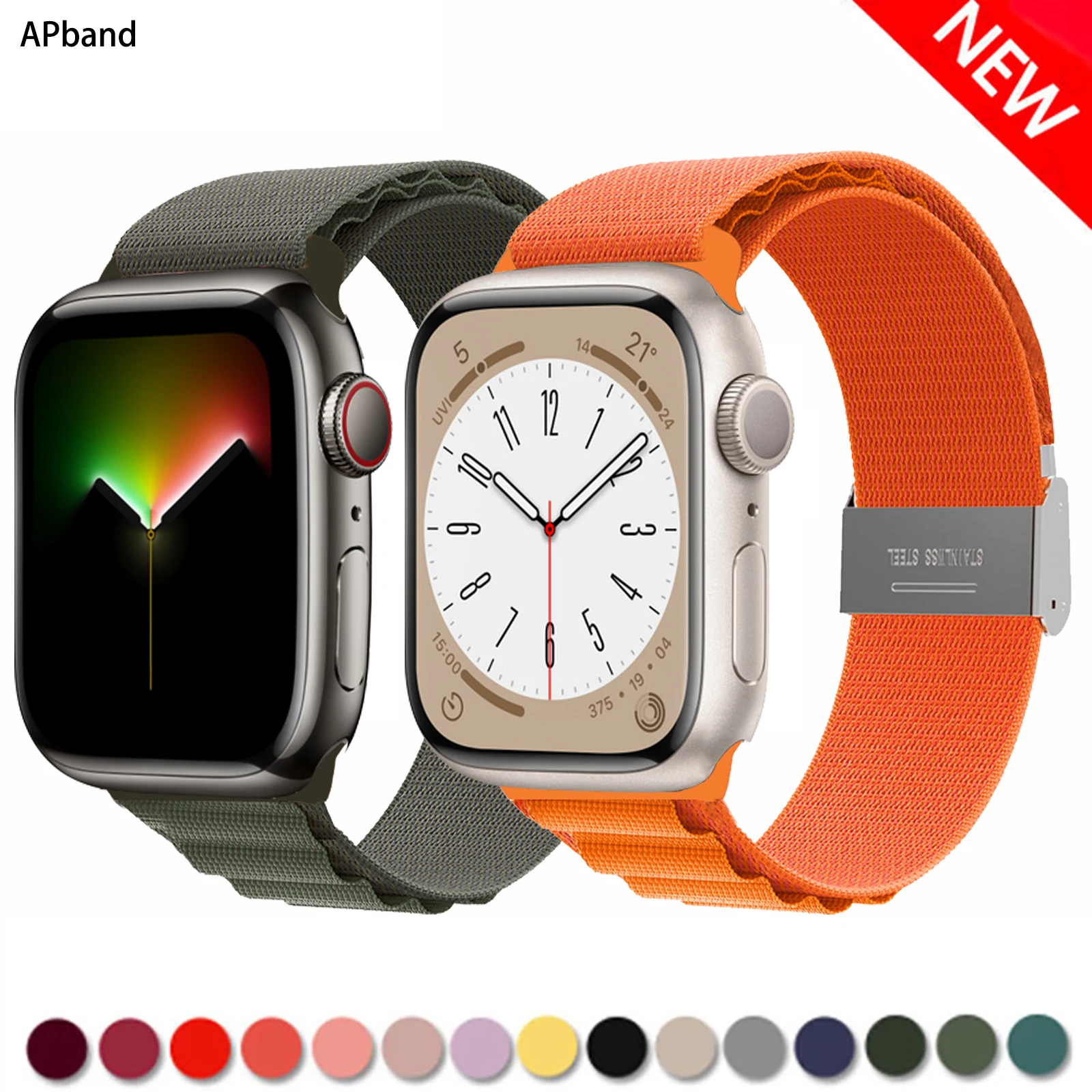 Alpine loop strap For Apple watch band Ultra 49mm 44mm 45mm