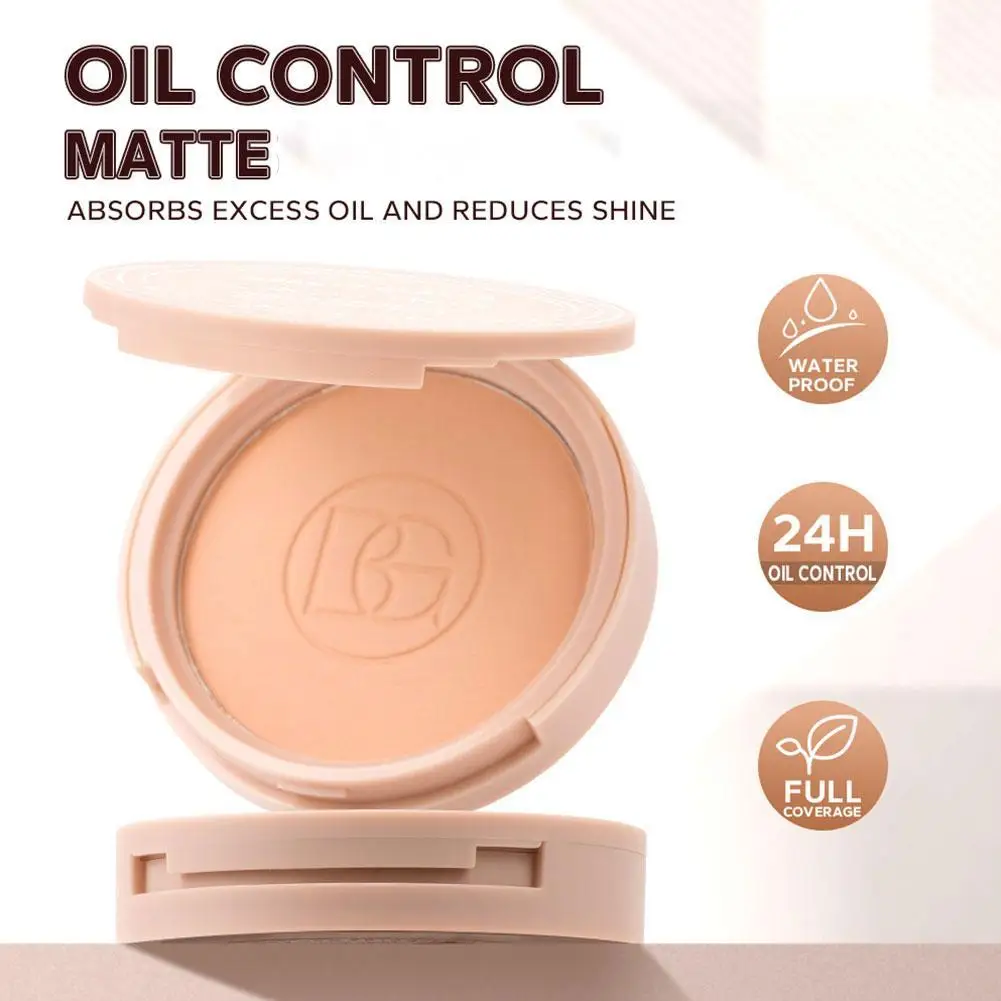 

Oil Control Makeup Powder Waterproof Moisturizing Lasting Press Powder Brighten Concealer Nature Breathable Setting Loose Powder