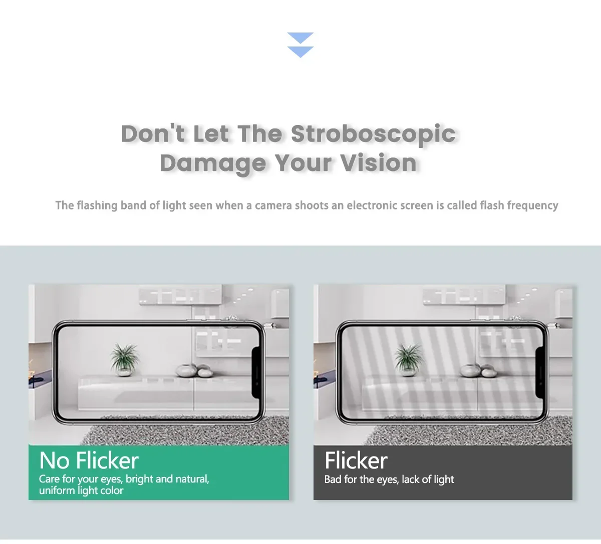 Description Picture 6 of item6pcs No Fliker Spot GU10 Bulb Warm Cold White LED SpotlightGU10 AC220V 120V Replace 50w Halogen Lamp for Home Lighting Derection