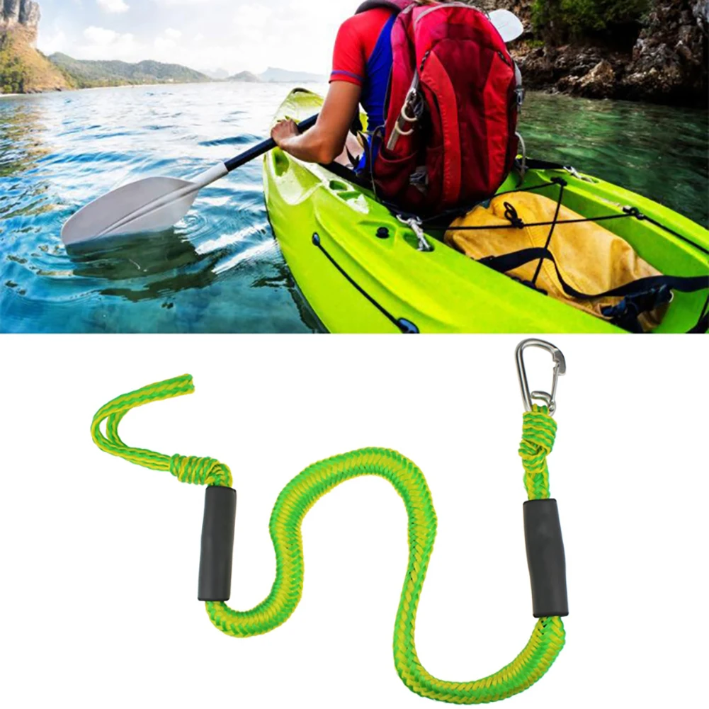 

Dock Line Bungee Jet With 316 Stainless Steel Clip Ski Rope Kayak Boat Shock Absorbe Secure Strap For Boats Kayak Watercraft