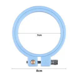 Square Plastic Embroidery Hoops Set - 5 Sizes for DIY Crafting and Sewing Projects (06)