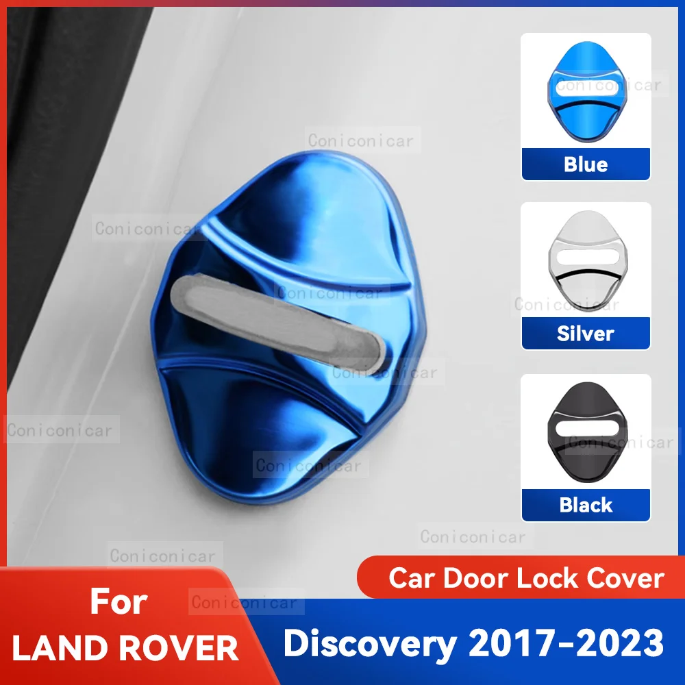 

Auto Car Door Lock Protect Cover Emblems Case Stainless Steel Decoration For LAND ROVER DISCOVERY 2017-2023 Accessories