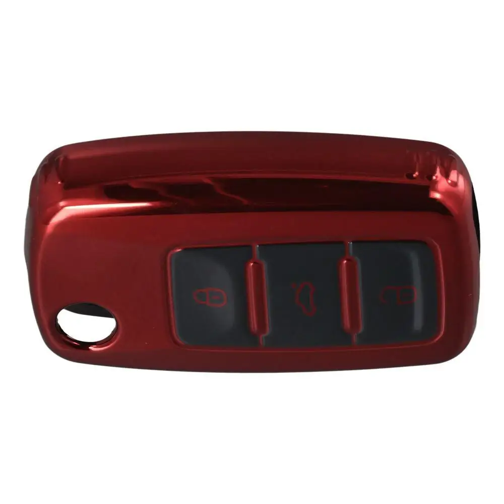 Auto Tpu Car Key Case Cover for VW Volkswagen Polo Tiguan Passat B5 B6 B7 Golf 4 5 6 MK6 Jetta Lavida for Skoda Octavia