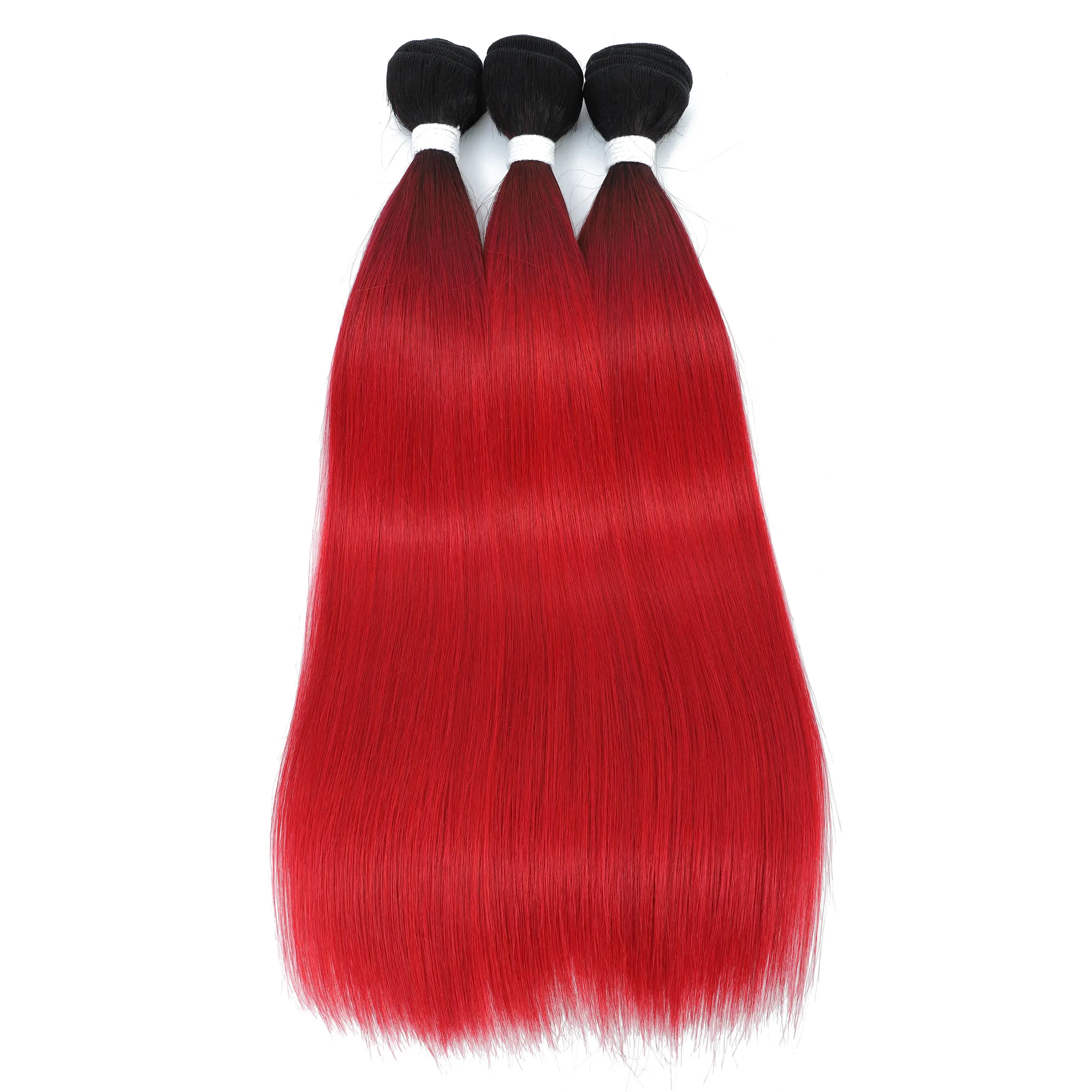 Gladys Synthetic Straight Hair Weaving Super Long Ponytail Straight Hair Bundles Heat Resistant Cosplay Extensions