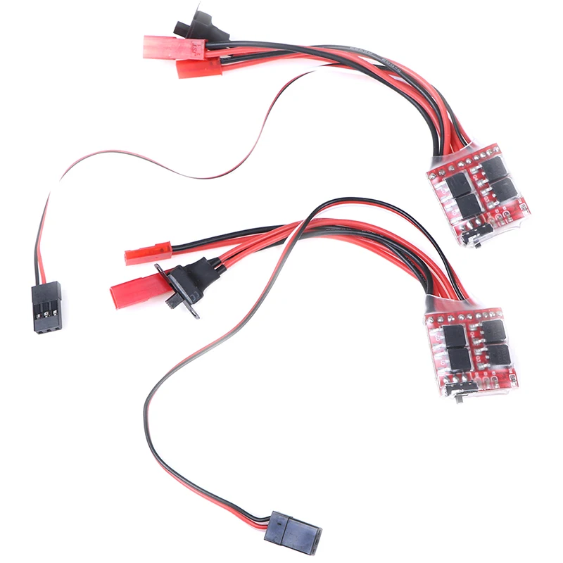 1PC 20A ESC 30A ESC Motor Speed RC ESC 2KHz Forward Reverse Brush Brake RC 2S for Controller Boat Car Prototank Top Regulator