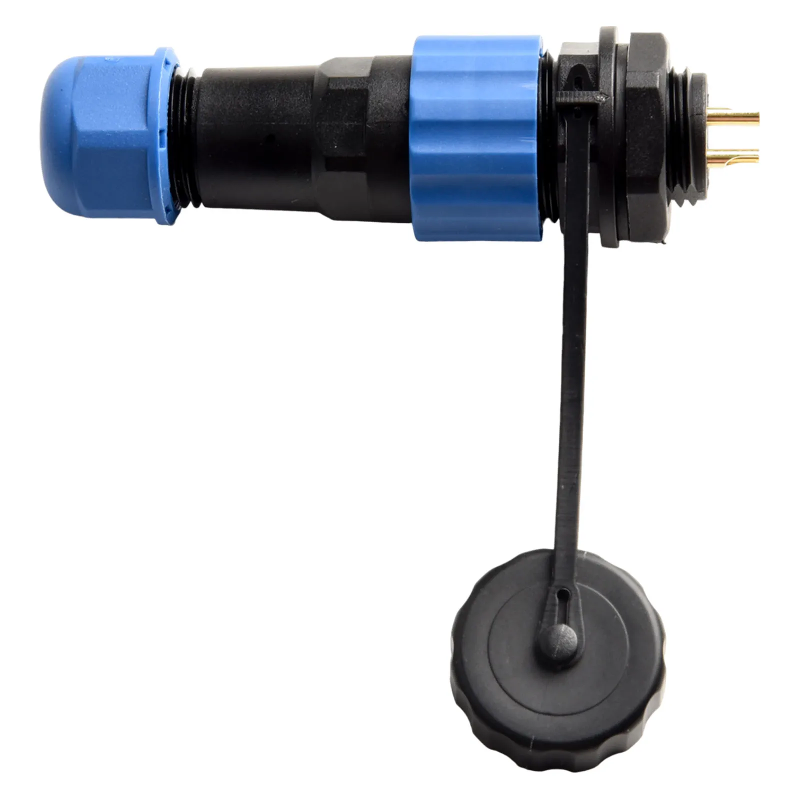 SP16 Series Waterproof Socket Connector Available in 2 3 4 5 7 and 9 Pin Configurations for Secure Connections