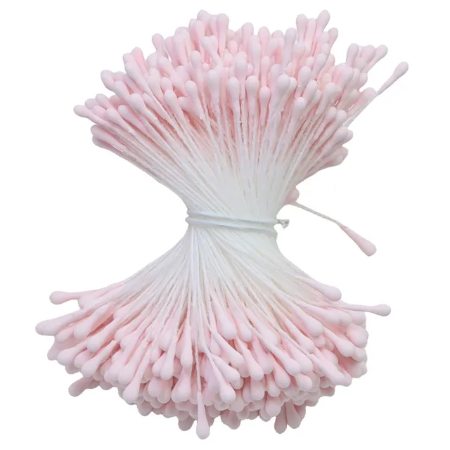 Fleur Artificielle STPODMini, Perle Florale Standardisée pour la Décoration de la Maison, Accessoires de Bricolage pour ixde Mariage, Options Moulti, 2mm, 400Pcs 3
