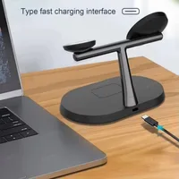 30W 3 in 1 Magnetic Wireless Charger Charging Dock Station For Samsung Galaxy S25 S24 Watch 8 7 6 5 4 3 2 Active 1 2 Earbuds - Image 3
