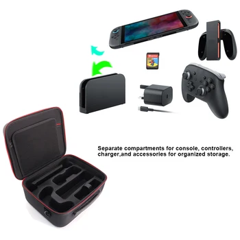 Custodia protettiva per Switch 2, valigia grande con custodia per carte da gioco, accessori per console di gioco adatti ai viaggi