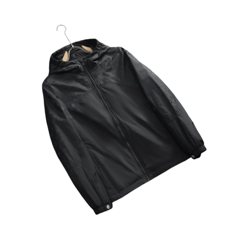 New Storm Jacket Outdoor Sports Camping Mountaineering Fashion Men's Windproof British Wind Hooded Simple Storm Jacket 2