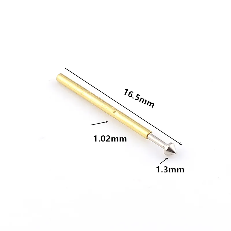 100 pcs/pack P75-E2 konische feder test nadel 1,02mm außen durchmesser 16,5mm länge pcb sonde