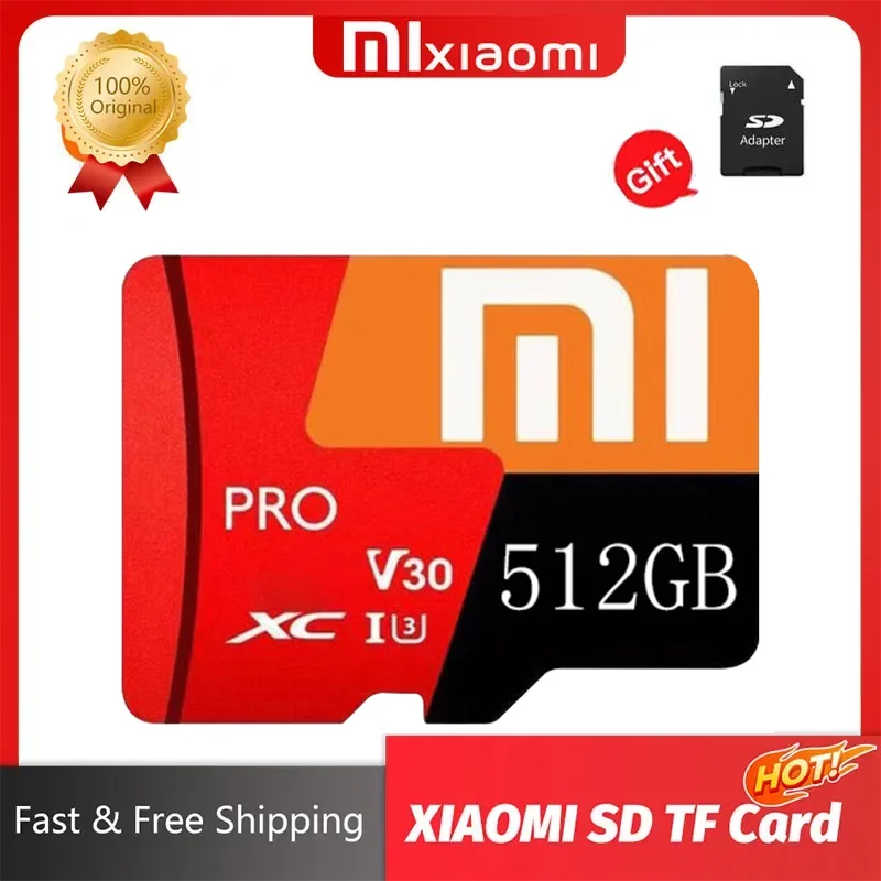 Scheda Di Memoria Xiaomi Originale 2Tb 1Tb 512Gb 256Gb 128Gb 64Gb A1/A2 Sd/Tf Flash Sd Card Per Telefono/Tablet Pc Dai Regali Al Lettore Di Schede