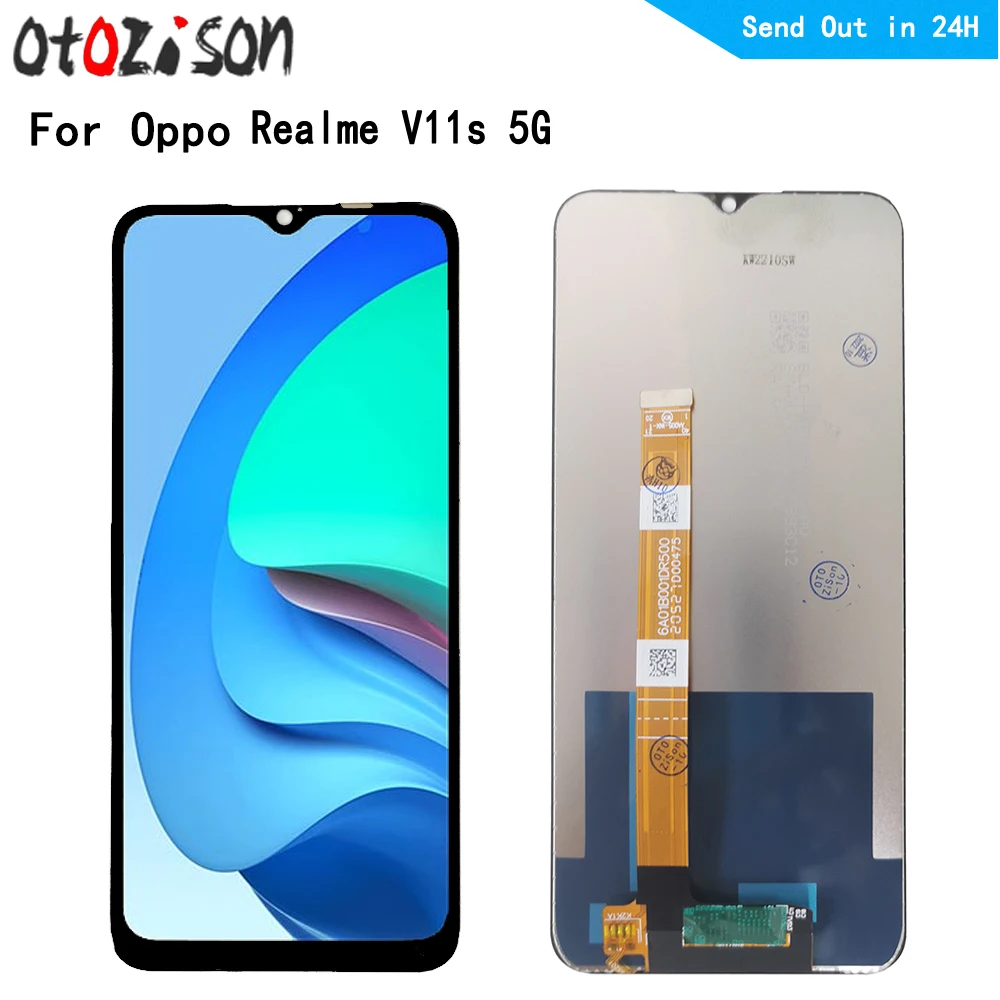 

IPS-экран 6,5 дюйма для Oppo Realme V11S 5G, ЖК-дисплей, экран, сенсорная панель, дигитайзер с рамкой в сборе для Realme V11S